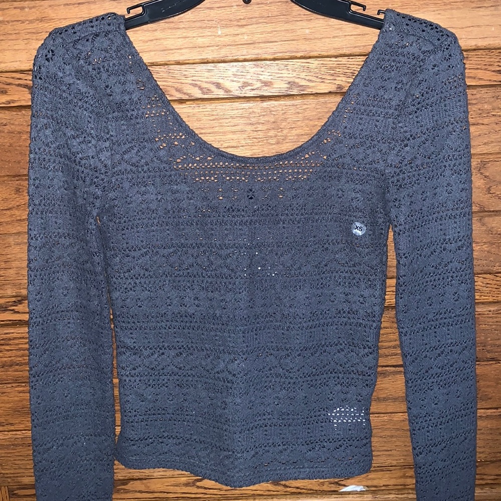 American Eagle Open Stitch Crop Top